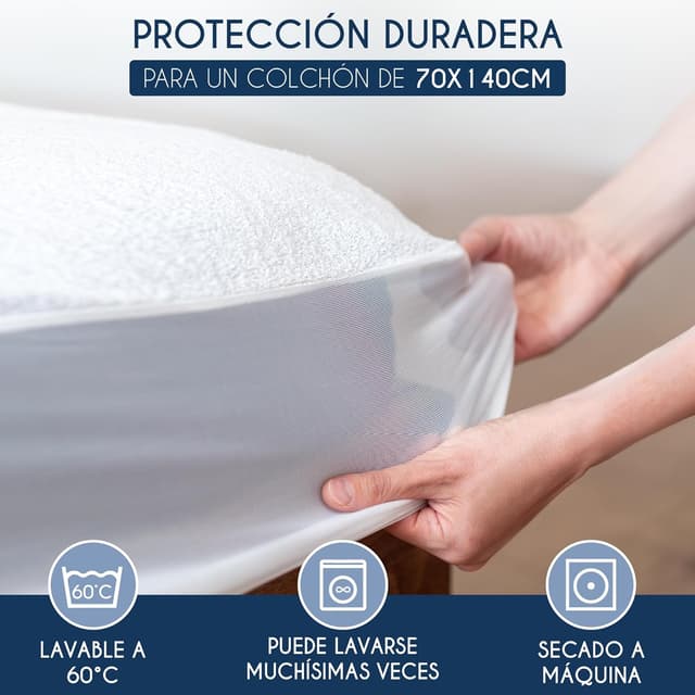 Thumbnail 5 de Dreamzie Protector Colchón 70x140 Impermeable
