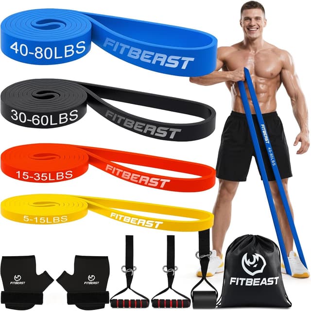 Thumbnail 6 de FitBeast Resistance Bands Set for Home Strength Training 🏋