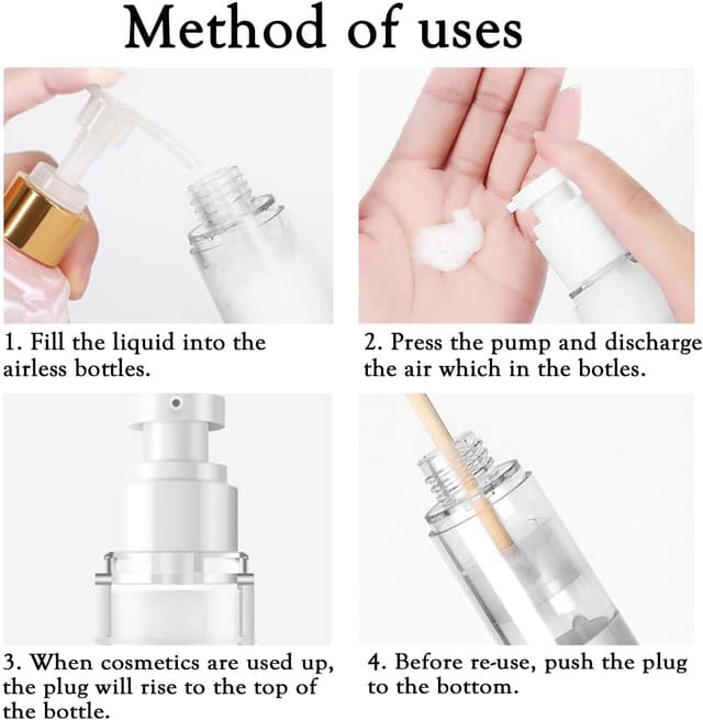 Thumbnail 3 de Alledomain Airless Pump Bottle Set