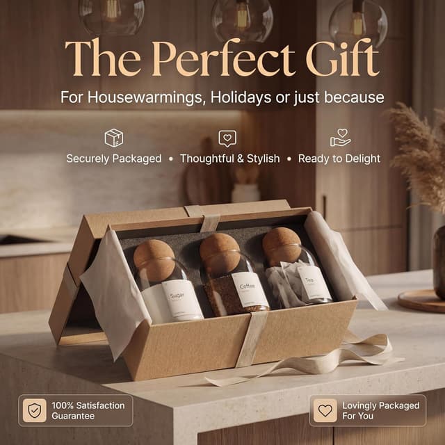 Thumbnail 6 de Tea Coffee Sugar canisters set 500ml