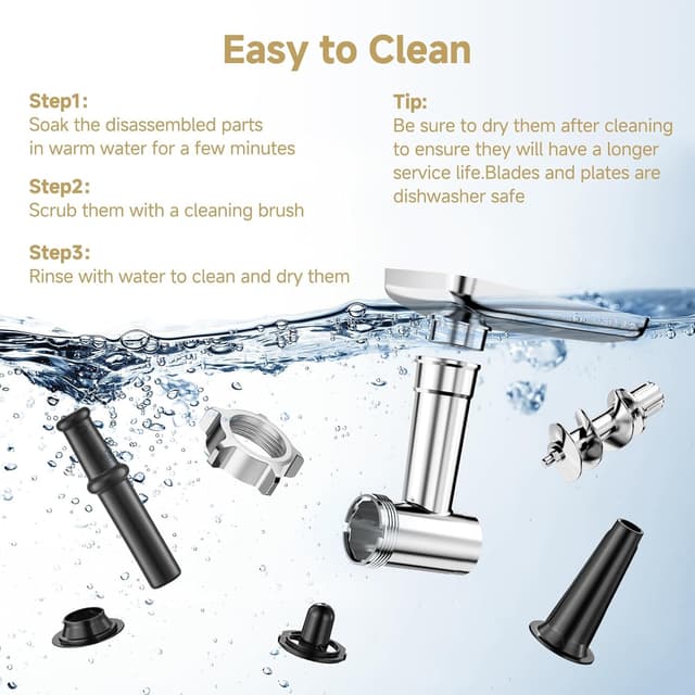 Thumbnail 6 de AAOBOSI Meat Grinder 3000W 🍖