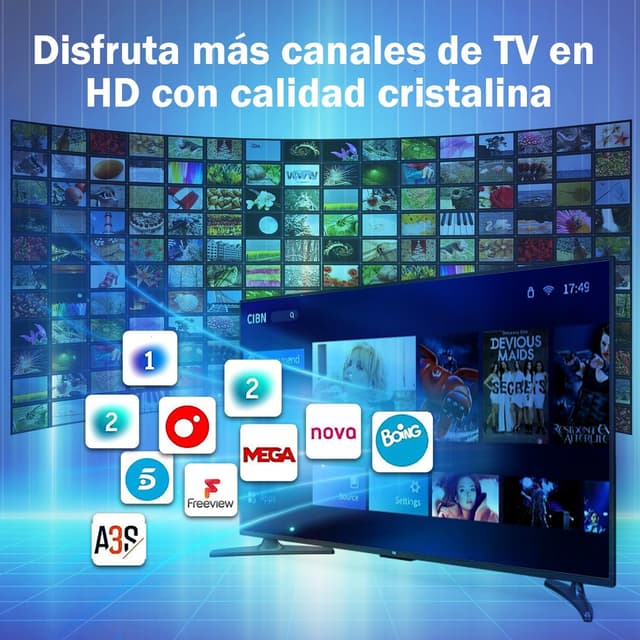 Thumbnail 3 de Antena TV Interior 2026 Recepción 360° 460KM