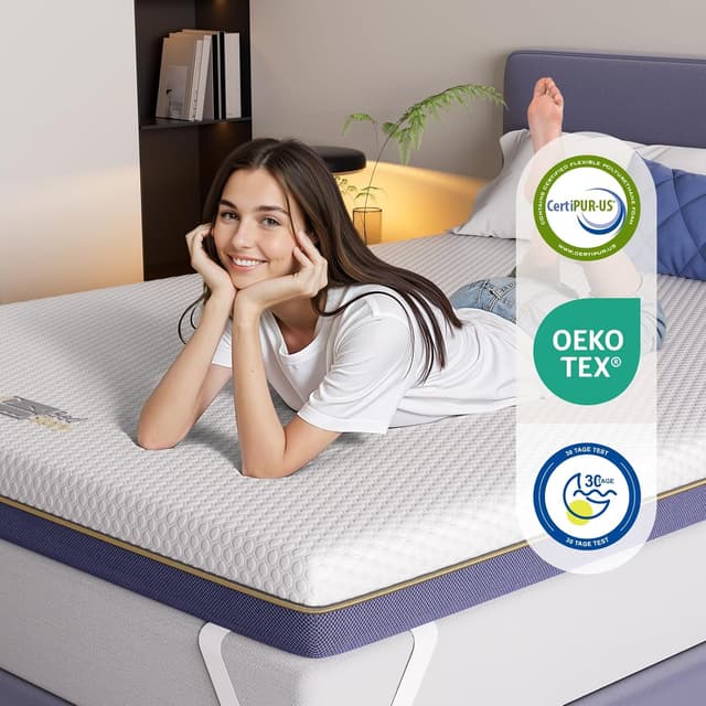 Thumbnail 5 de BedStory Gel Memory Foam Topper 10 cm 180x200