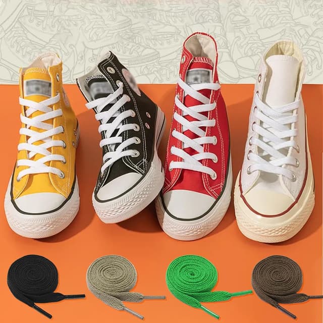 Thumbnail 4 de GOODSALEOK Sneaker Schnürsenkel 8 mm, 2 Paar