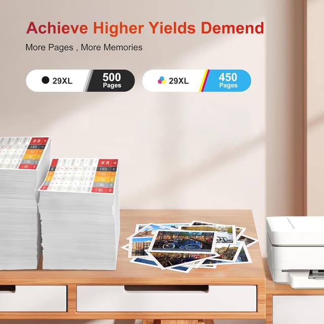 Detalle de 5er-Pack 29XL Druckerpatronen für Epson 29 XL (Multipack) – passend für viele Expression-Home XP-Modelle