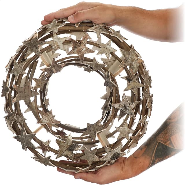 Thumbnail 6 de COM-FOUR® Couronne de vigne Ø 40 cm 🏡