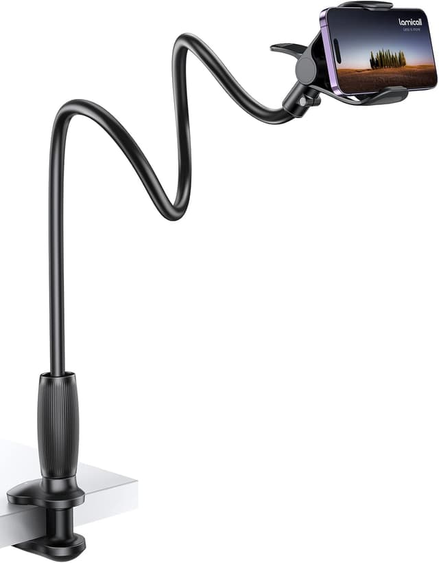 Detalle de Lamicall Gooseneck Bed Phone Holder 80 mm clamp