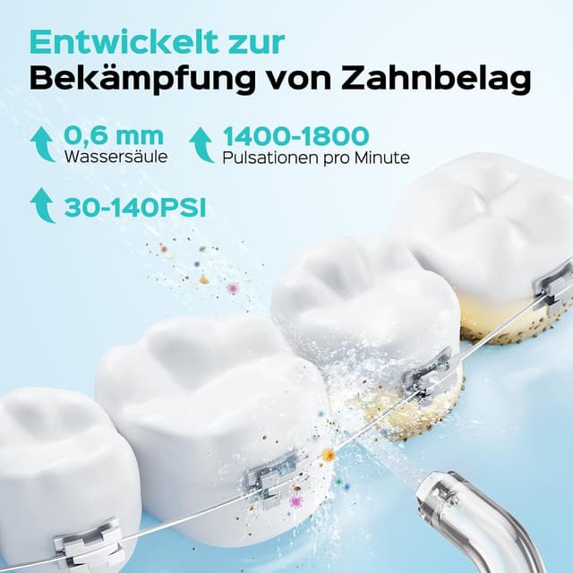 Detalle de COSLUS C51 Munddusche Grün kabellos