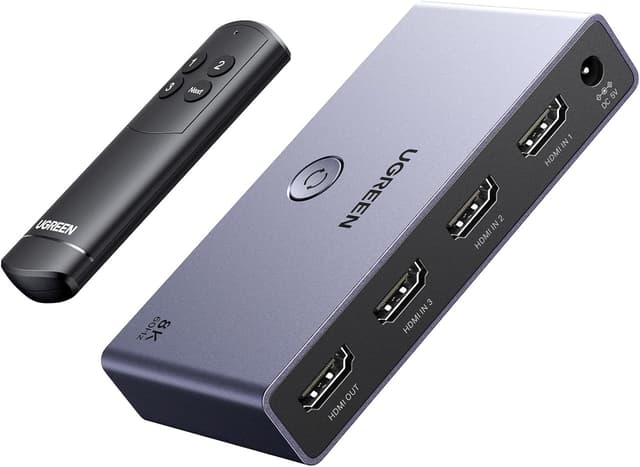 Detalle de UGREEN HDMI 2.1 Switch 3 in 1 8K