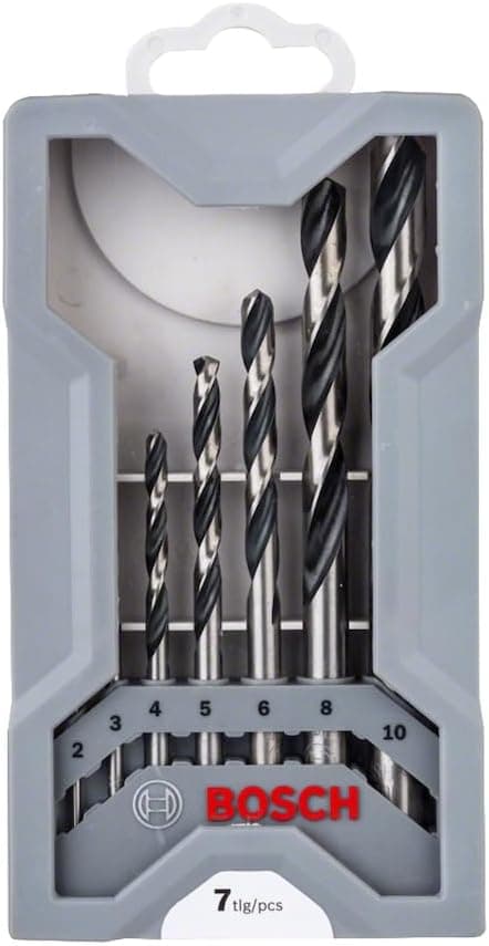 Detalle de Bosch Professional 7pc HSS Twist Drill Bit PointTeQ (for Metal) Ø 2–10 mm