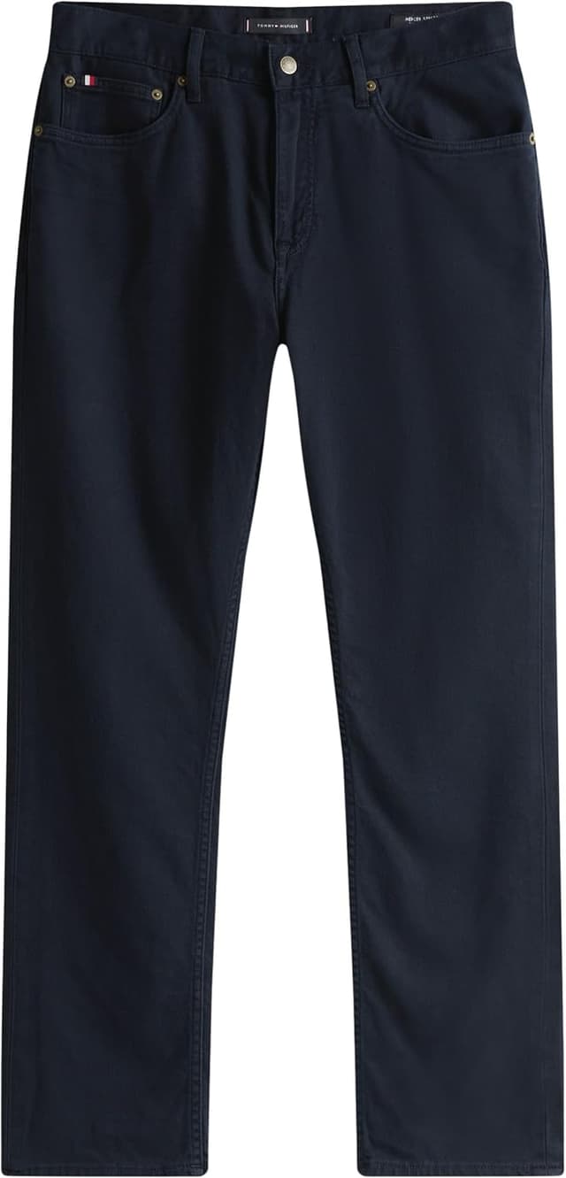 Detalle 2 de Tommy Hilfiger Men’s Regular Fit Mercer Mid Rise Jeans (5-pocket, stretch cotton)