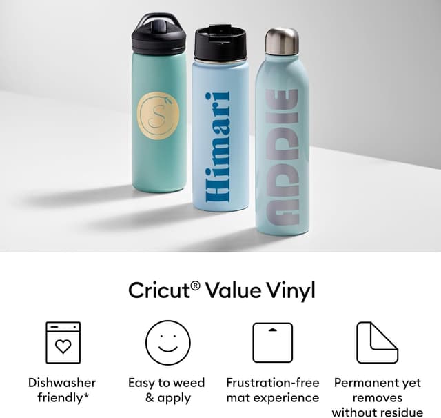 Detalle 2 de Cricut Vinylfolie Vorteilspack 25 Blatt