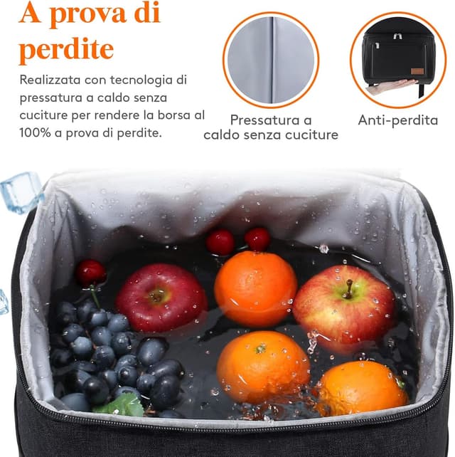 Detalle de Lifewit Zaino Termico 21L