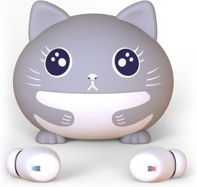 Detalle de COOTIMOCK Kids Earbuds (85dB safe volume) – Wireless Bluetooth headphones with mic, 30H playtime, waterproof