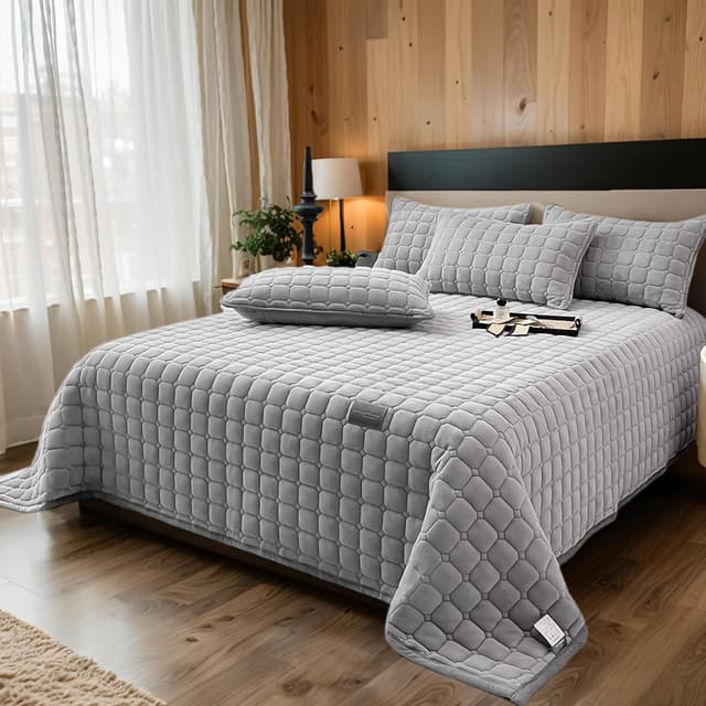 Imagen de OKYUK Parure velours 230 x 250 cm en OfertitasTOP