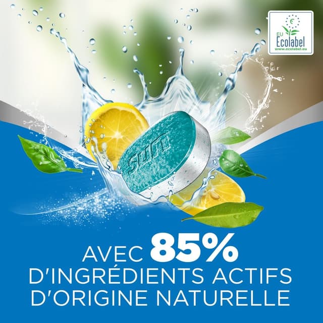 Detalle 2 de Sun Tout en 1 pastilles lave-vaisselle 46 tablettes