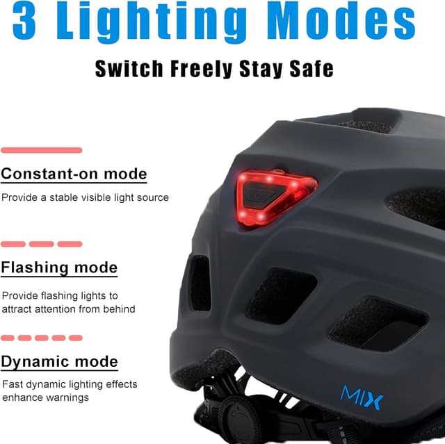 Detalle de Casco bici PANK MTB 15 prese d’aria LED