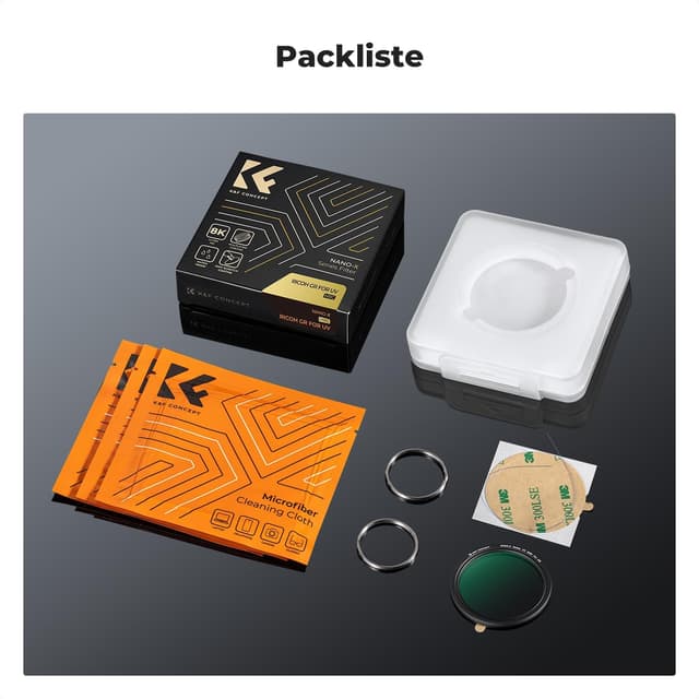 Thumbnail 6 de K&F CONCEPT UV-Filter (MCUV) für Ricoh GR-Serie – Schutzfilter für GR II/III/IV, IIIx & mehr