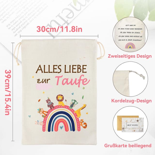 Detalle 2 de Taufgeschenke für Mädchen: 40 x 30 cm