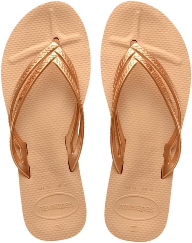 Detalle 2 de Havaianas Wedges Tongues Femme : des compensées légères au motif chic