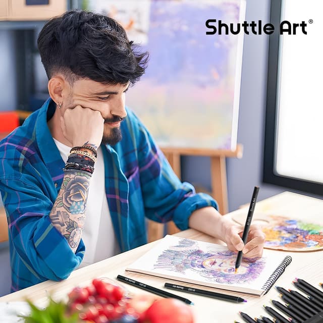 Thumbnail 5 de Shuttle Art Regenbogenstifte 24er Set 🎨