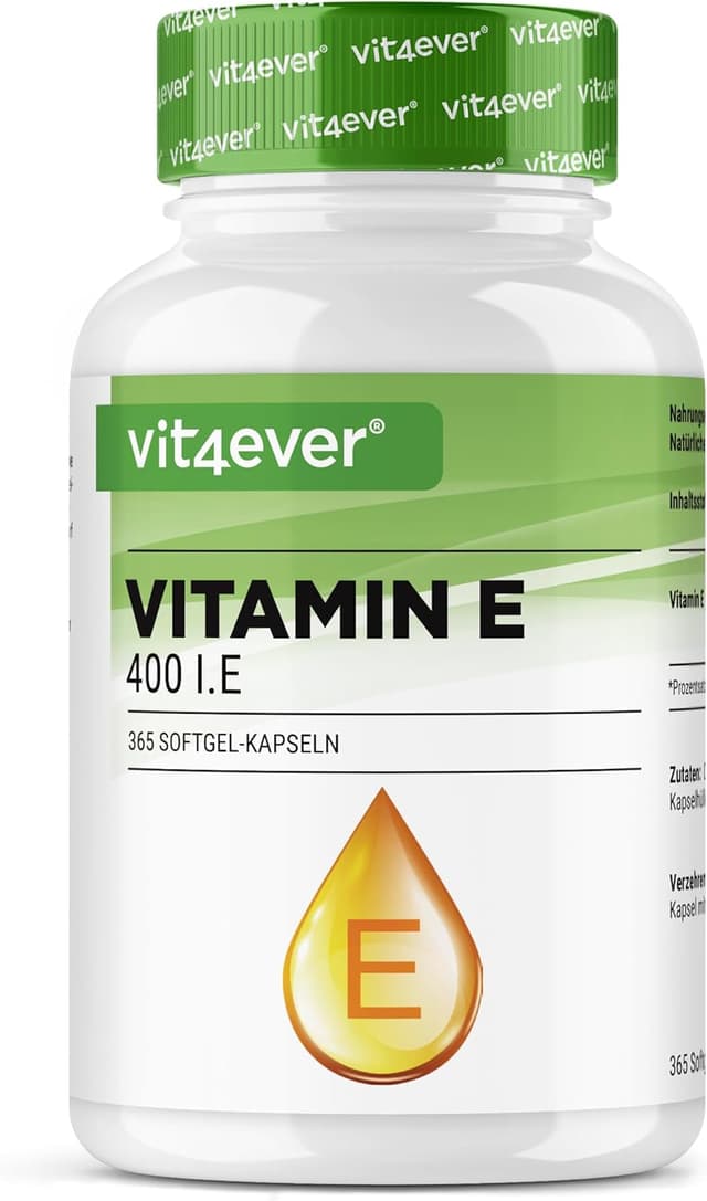Detalle de Vit4ever Vitamine E naturelle 400 U.I. – 365 capsules softgel