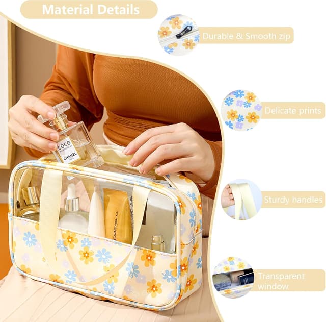 Thumbnail 2 de LEcylankEr Neceser Transparente 3 Piezas 🧳 para Viajes Mujer