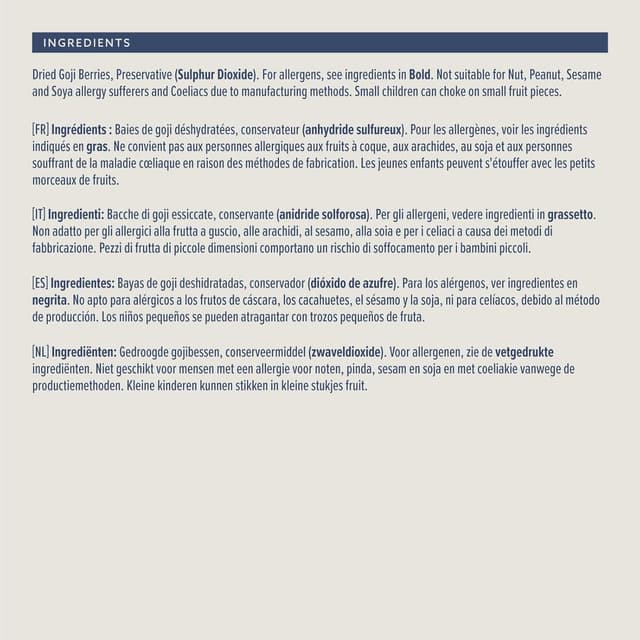 Thumbnail 6 de by Amazon Bayas de goji deshidratadas 🍇 6 x 200 g