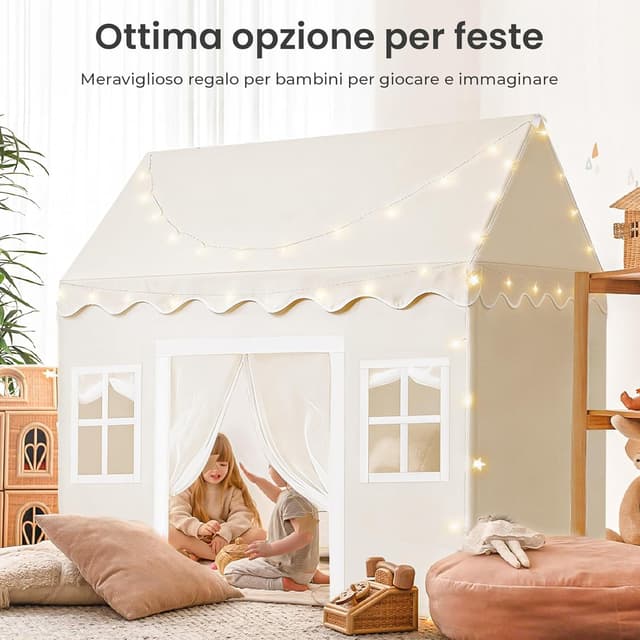 Detalle de Tiny Land Tenda da Gioco 133×90×136 cm 🏕