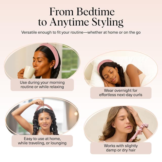 Thumbnail 5 de Kitsch Velvet Heatless Curling Set 34" 💇♀