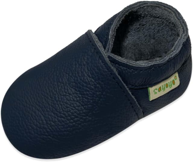 Detalle de SAYOYO Lauflernschuhe aus echtem Leder für Babys & Kleinkinder