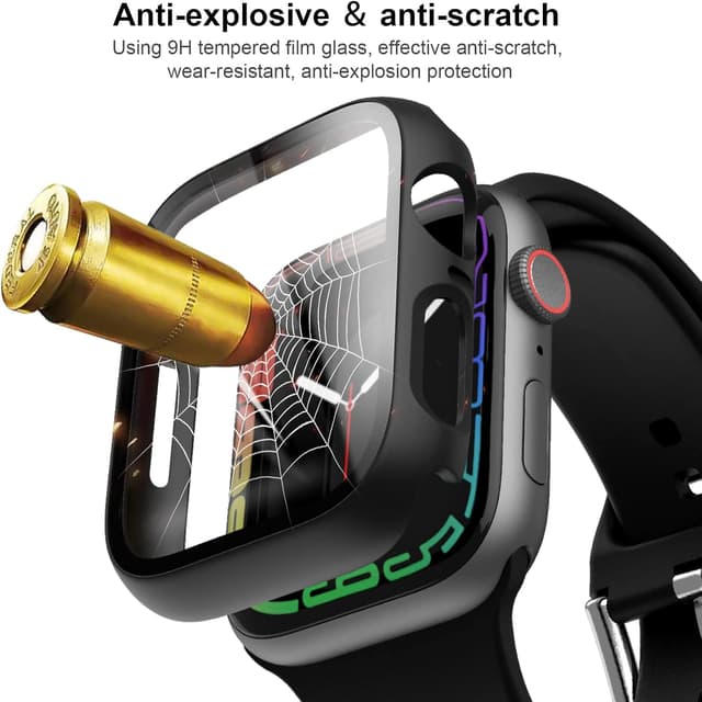 Detalle 1 de JERXUN 6-Pack Case 45mm Apple Watch