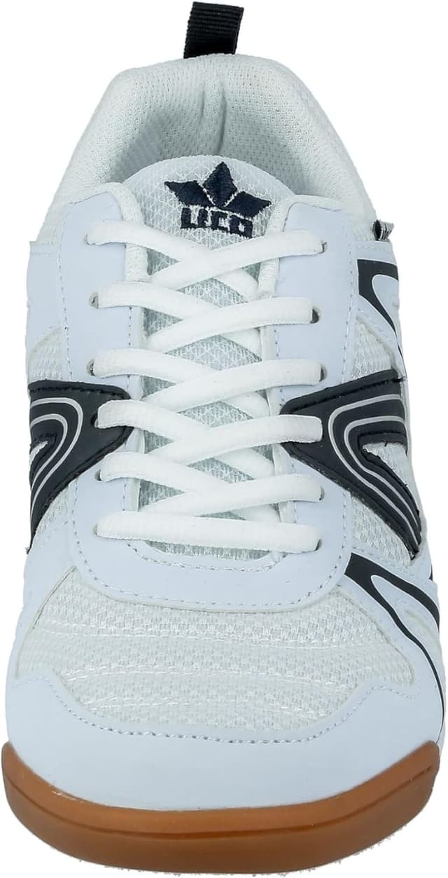 Detalle de Lico Unisex Fit Indoor-Hallenturnschuhe aus Veloursleder mit antirutschender Gummisohle