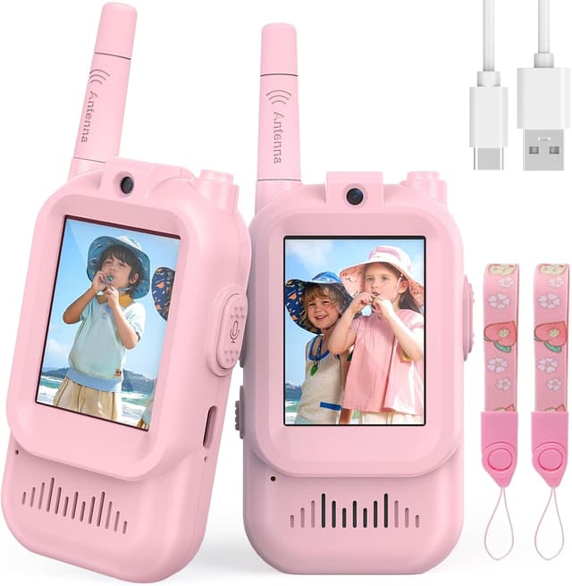Imagen de Walkie Talkie Niños Videollamada 400 m Rosa en OfertitasTOP