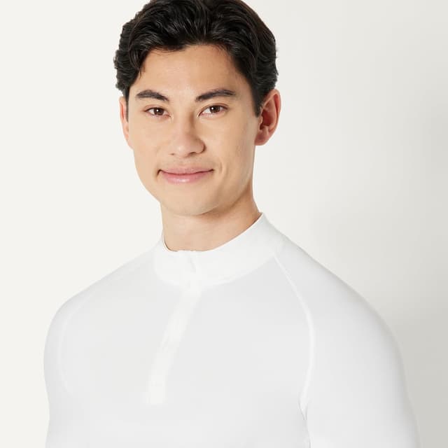 Detalle 2 de Amazon Essentials Men’s Long-Sleeve Quarter Zip Rash Guard Shirt