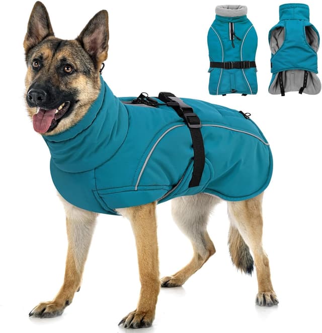 Imagen de Queenmore XL Dog Coat Waterproof puffy jacket en OfertitasTOP