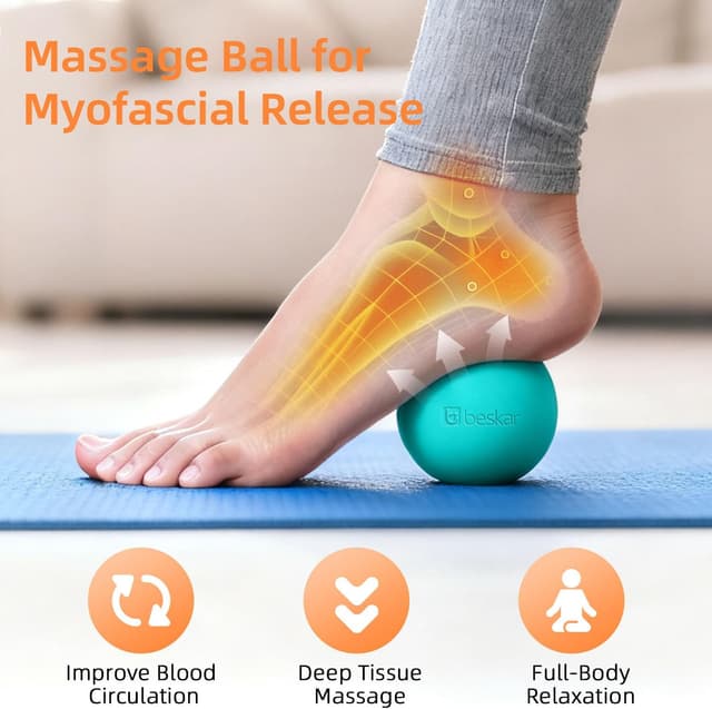 Thumbnail 1 de Massage Lacrosse Balls Green for Plantar Fasciitis
