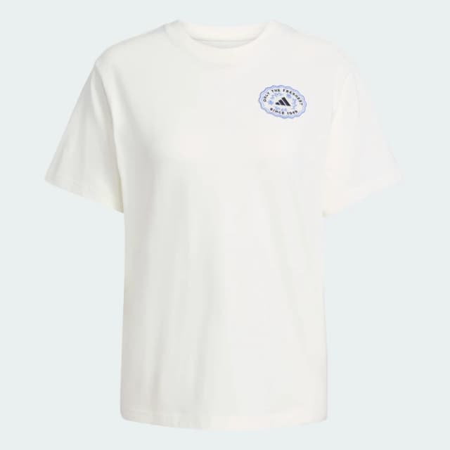 Detalle 2 de Adidas Camiseta Farmers Market Graphic Blanco