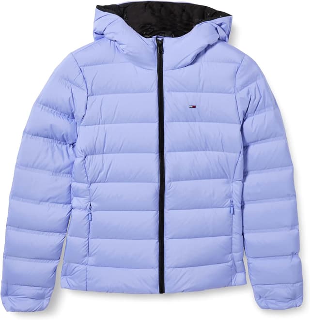 Detalle de Tommy Jeans Veste matelassée femme slim avec capuche – entre-saison