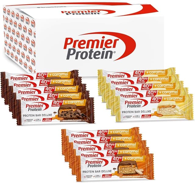 Detalle de Premier Protein Bar Deluxe Multisabor 15x50g 🍫
