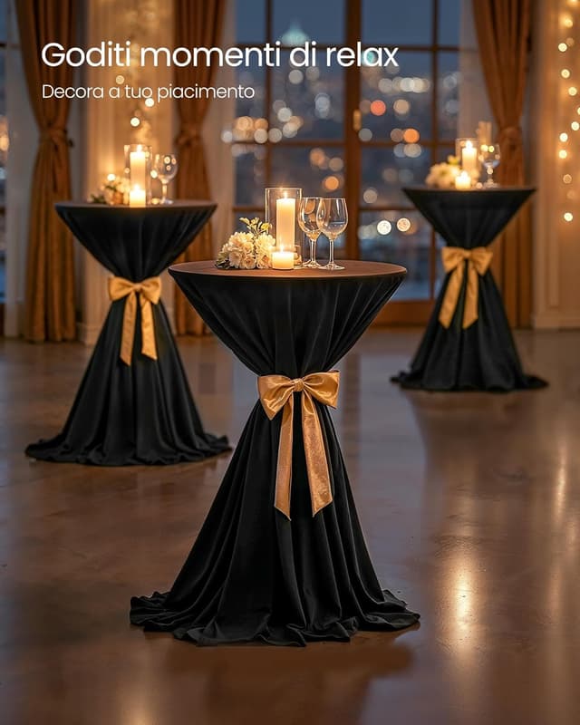 Thumbnail 5 de VASAGLE LBT024W01 Tavolo alto 60 x 60 x 105 cm