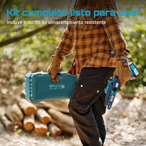 Thumbnail 6 de SEESII 6'' Mini Motosierra a Batería de 900W con 2x4000 mAh