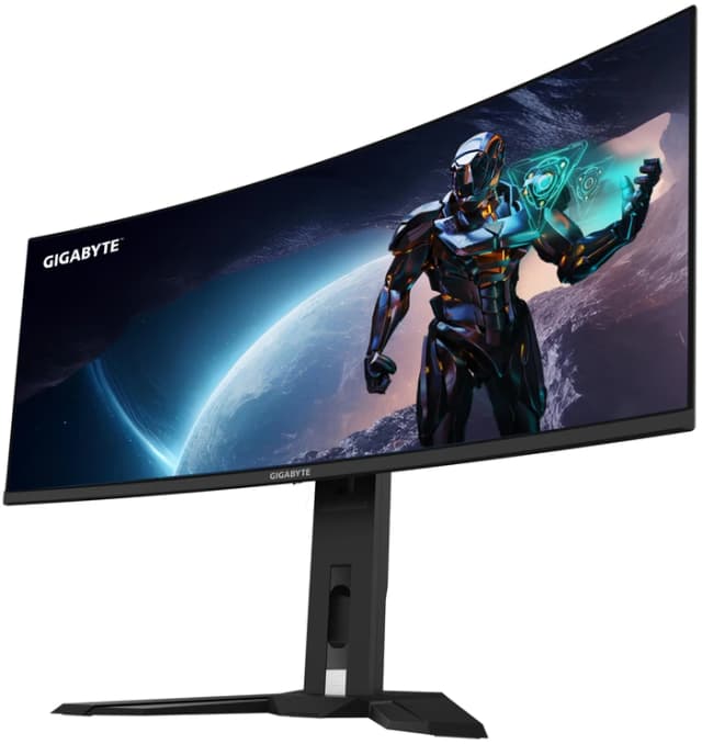 Detalle de Gigabyte MO34WQC2 OLED Curved – 34" Wide Quad HD für flüssiges Gaming
