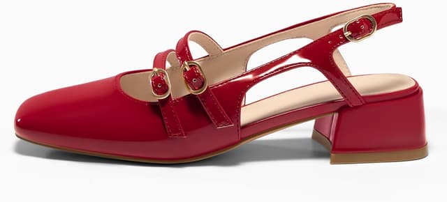 Thumbnail 4 de Coutgo Mary Jane Slingback 1.65in Heels 🎀