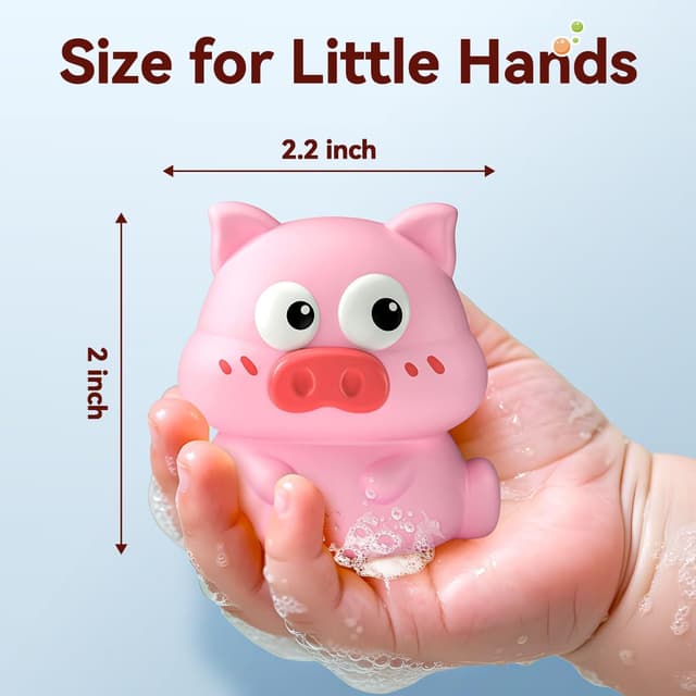 Thumbnail 5 de Light Up Farm Animal Bath Toys for 1–3 Years