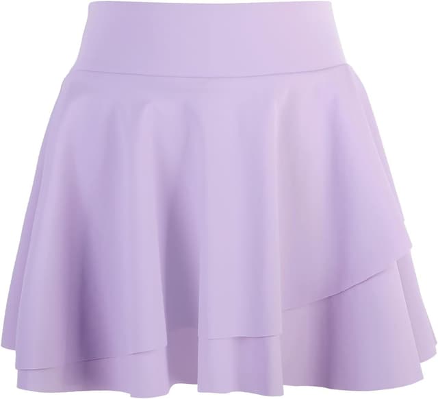 Detalle de Bezioner girls pleated tennis skirt skorts with high waist and built-in shorts
