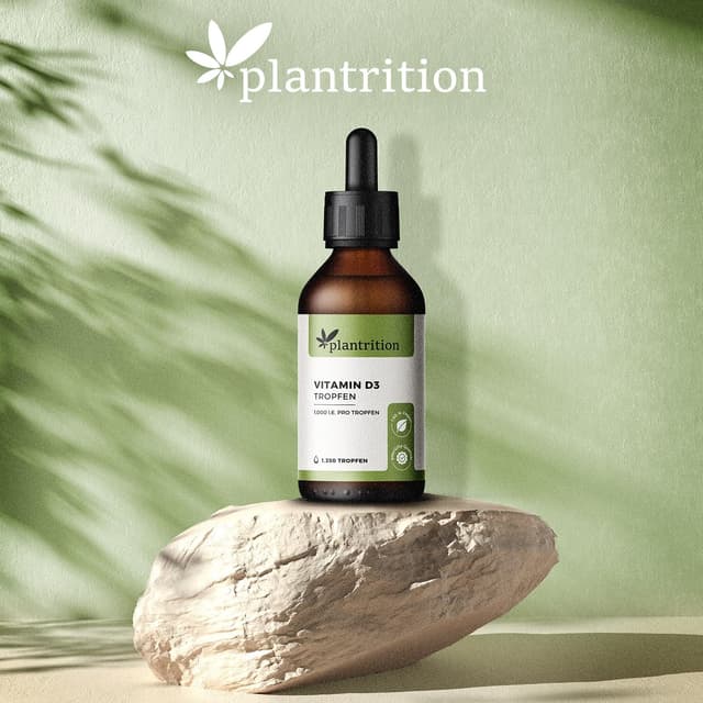Detalle 2 de Plantrition Vitamin D3 Tropfen Vegan 1000 I.E.