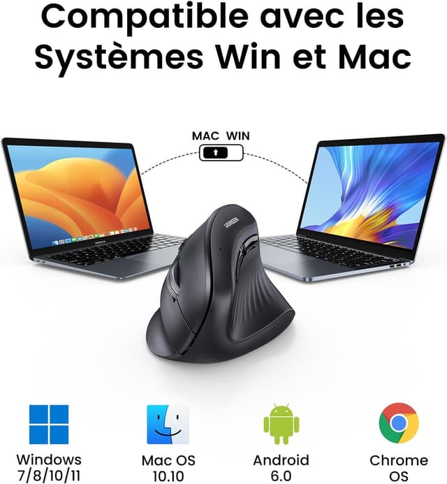 Thumbnail 5 de UGREEN Souris Bluetooth 4000 DPI ⚙