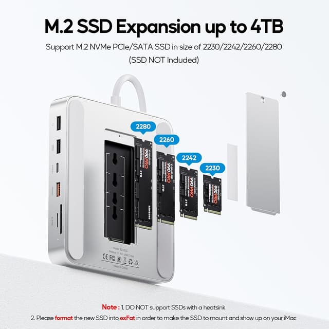 Thumbnail 2 de PULWTOP Upgraded iMac Hub 4K@60Hz