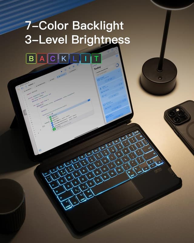 Thumbnail 6 de Inateck Detachable Keyboard Case for iPad Air 11 inch (M4 2026/M3 2025/M2 2024) with Trackpad